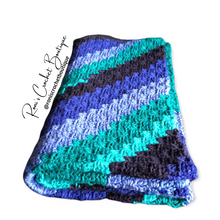 Load image into Gallery viewer, Blueberry Pie Corner to Corner Afghan
