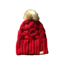 Load image into Gallery viewer, Winter Comfort Beanie with Faux Fur Pom
