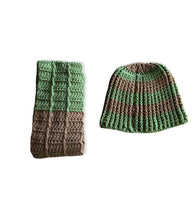 Load image into Gallery viewer, Army Beanie and Scarf Set
