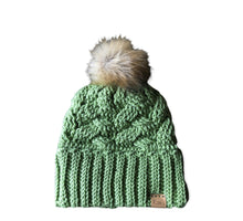 Load image into Gallery viewer, Winter Comfort Beanie with Faux Fur Pom
