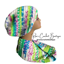 Load image into Gallery viewer, Garden Party Beanies and Scarf Set
