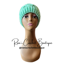 Load image into Gallery viewer, Mint Petals Beanie
