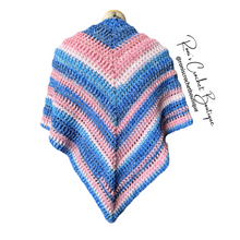 Load image into Gallery viewer, Pink Blue Shawl
