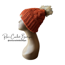 Load image into Gallery viewer, Winter Comfort Beanie with Faux Fur Pom
