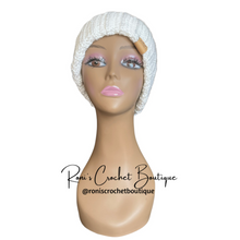 Load image into Gallery viewer, Winter Comfort Beanie with Faux Fur Pom
