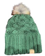 Load image into Gallery viewer, Winter Comfort Beanie with Faux Fur Pom
